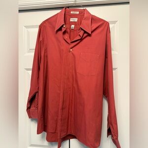 Van Heusen Men's Bold Red Dress Shirt